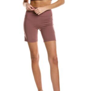 Le Ore Lucca High Rise 7” Biker Shorts, Warm Earth Pink, Size XS